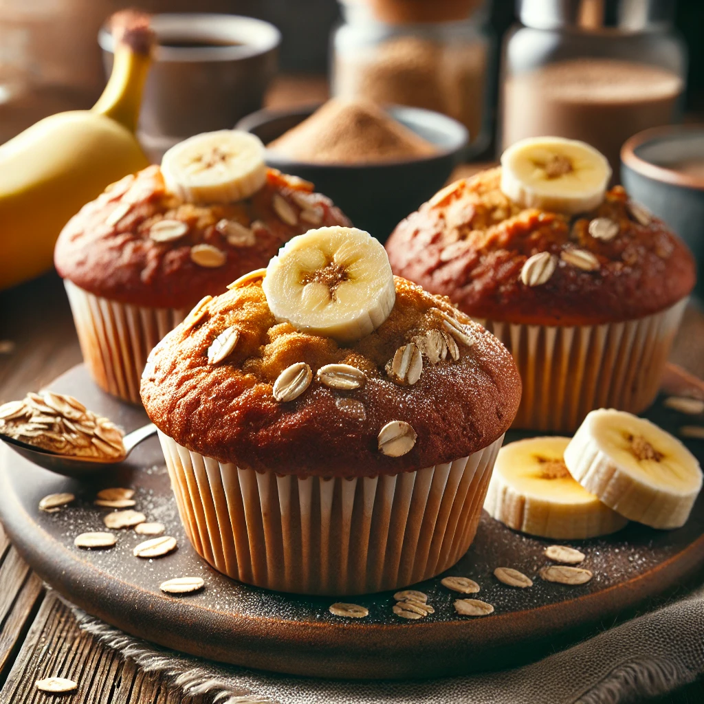 Protein Banana Bread Muffins